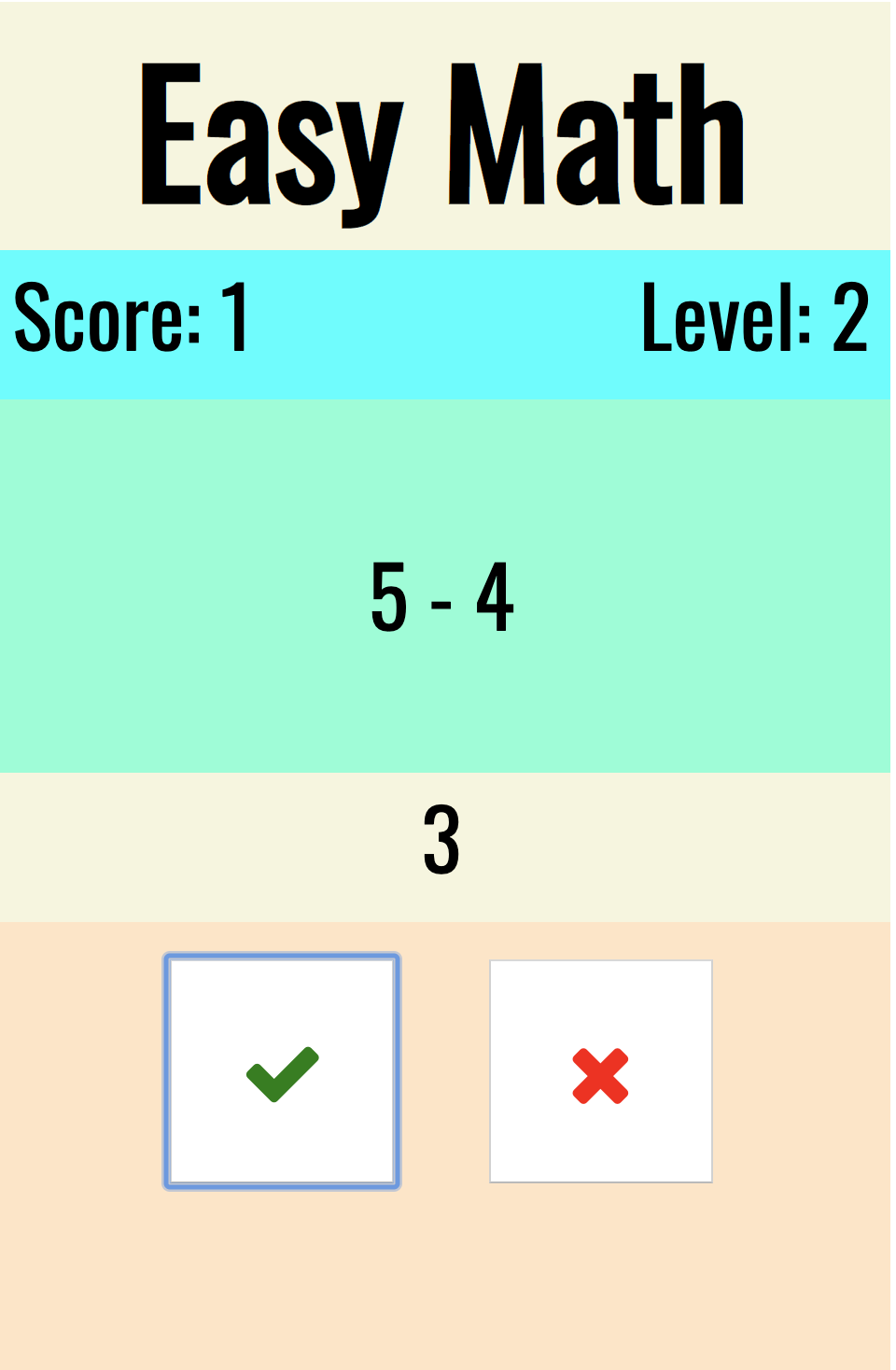 làm game Easy Math với Javascript làm game Easy Math với Javascript
