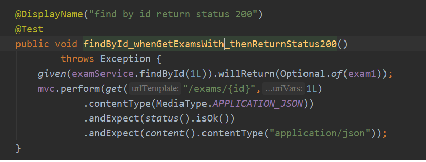 test Controller trong Spring Boot với @WebMvcTest