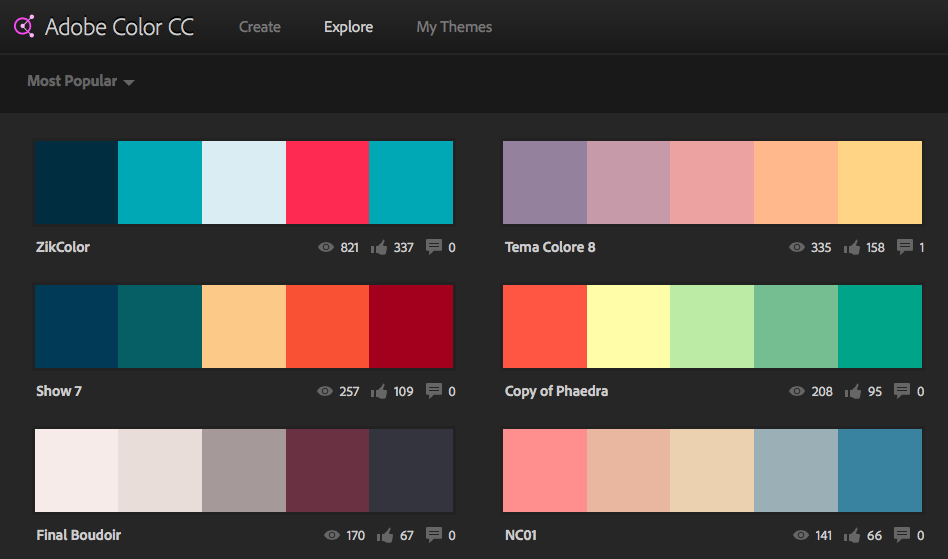 Sử dụng Adobe Color