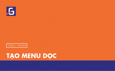 [Thực hành] Tạo menu dọc- Codegym.vn