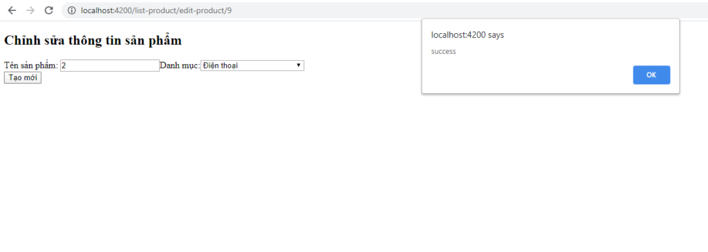 CRUD trong Angular Phần 2