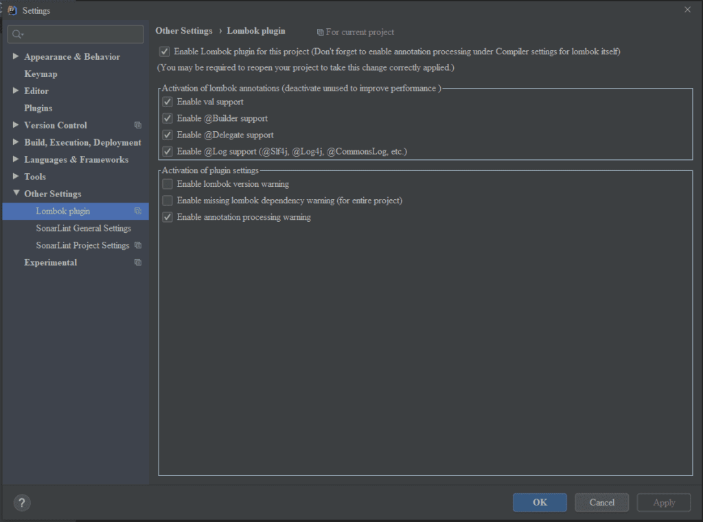 Lombok trong Intellij