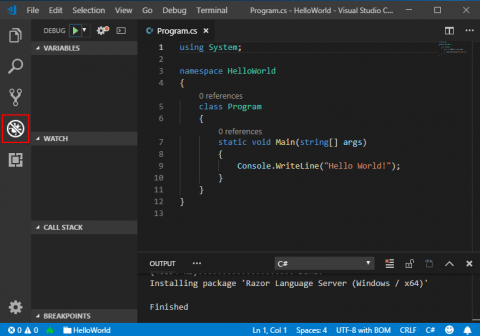 Làm quen với lập trình C# và cách sử dụng Visual Studio Code