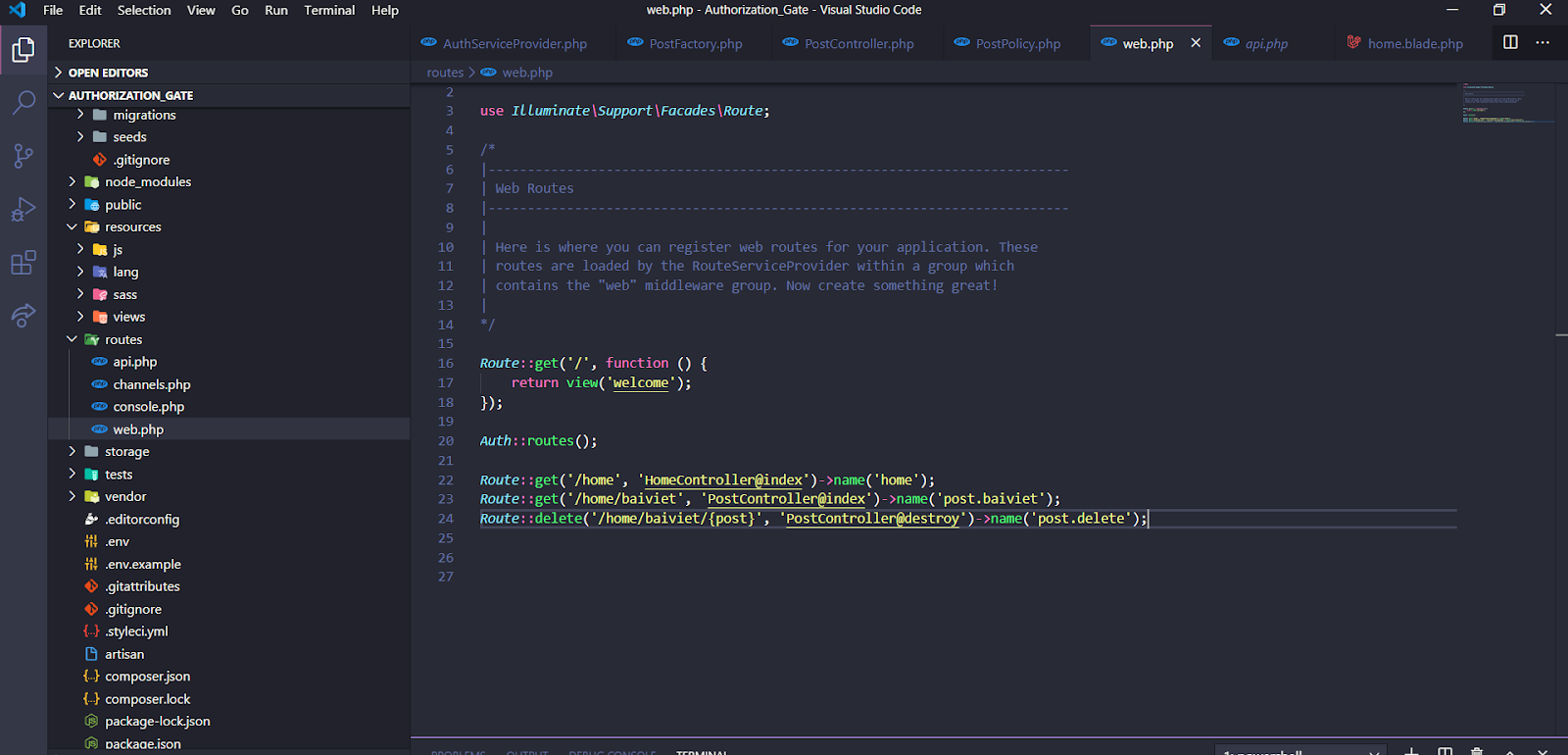 laravel
