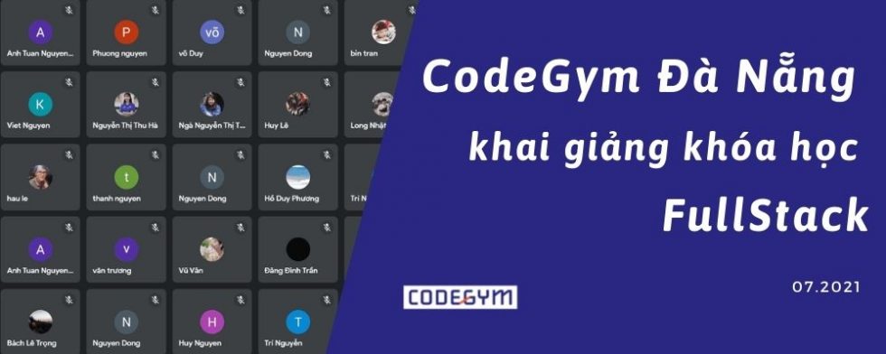 CodeGym Đà Nẵng khai giảng khóa lập trình Java part-time tối