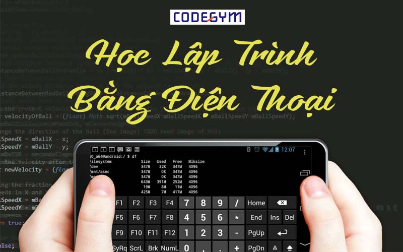 Học lập trình bằng điện thoại