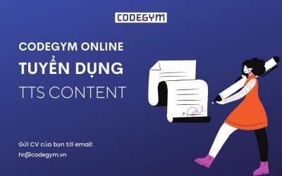 [CodeGym Online] Tuyển dụng thực tập sinh Content Marketing