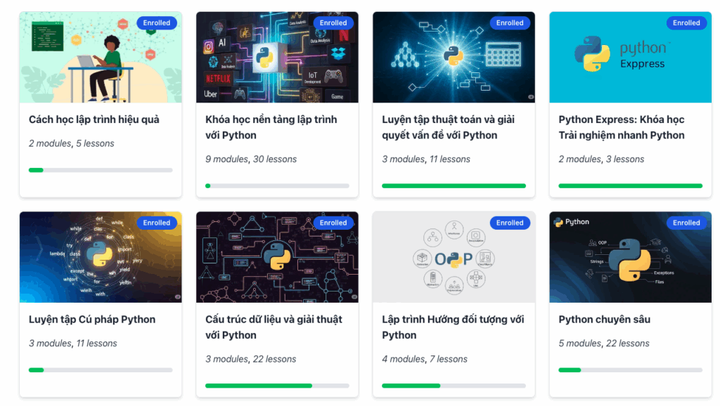 Mách bạn 5 khoá học python online miễn phí hay nhất 2025