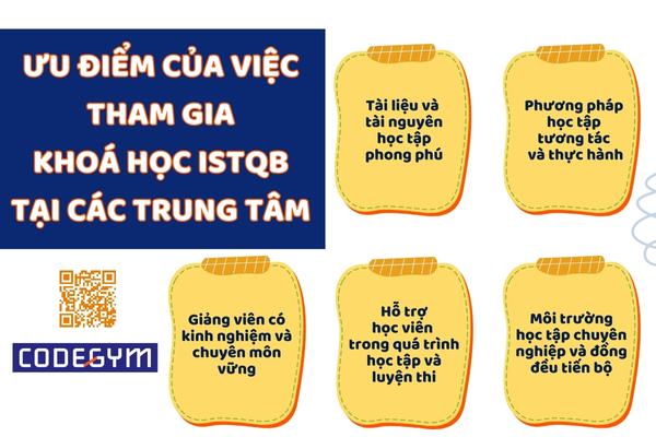 Ưu điểm của khoá học luyện thi ISTQB ở trung tâm