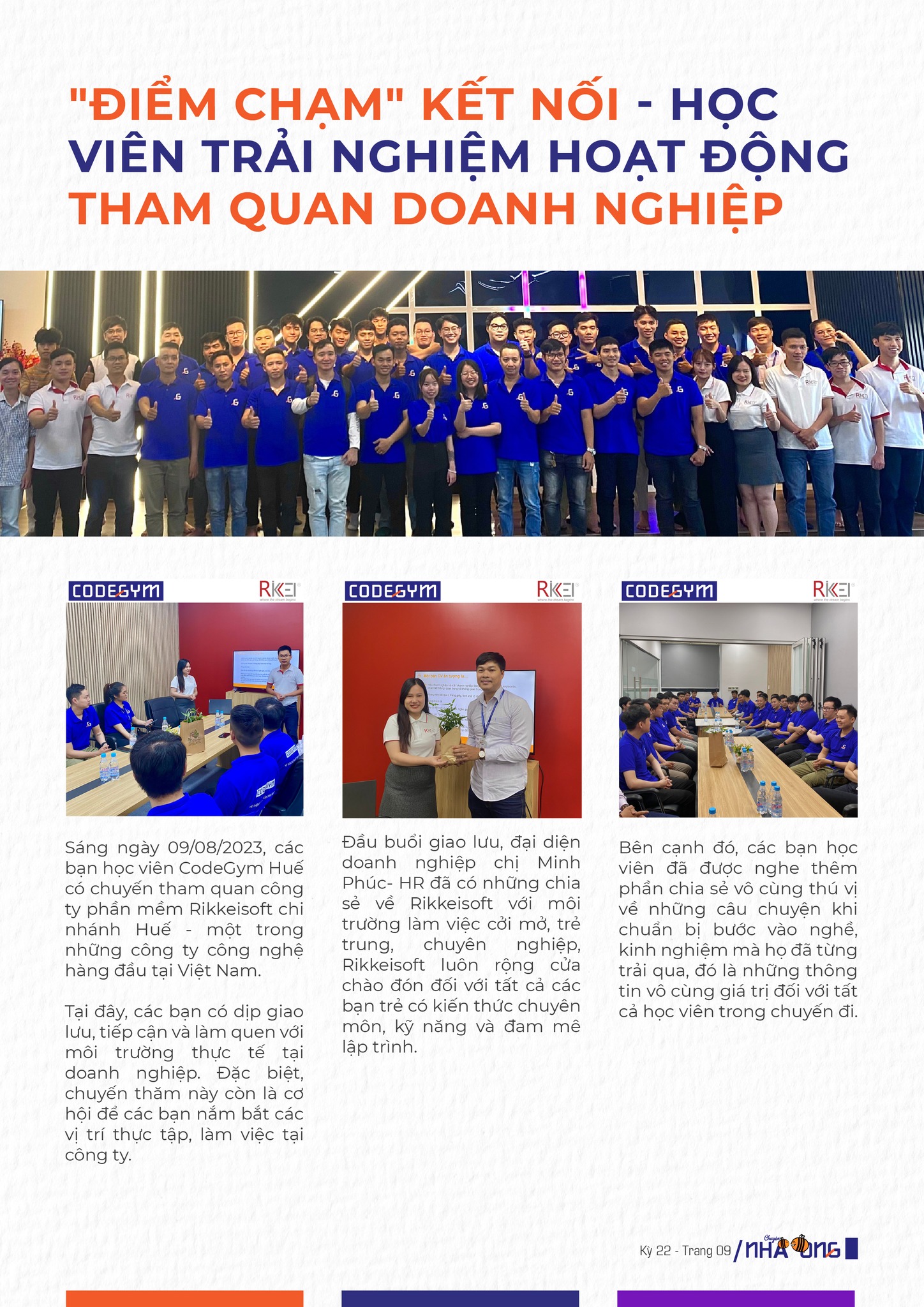 Chuyện Nhà Ong Tháng 8 - Học hỏi, Giao lưu và Gắn kết