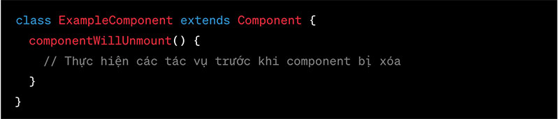 Unmounting