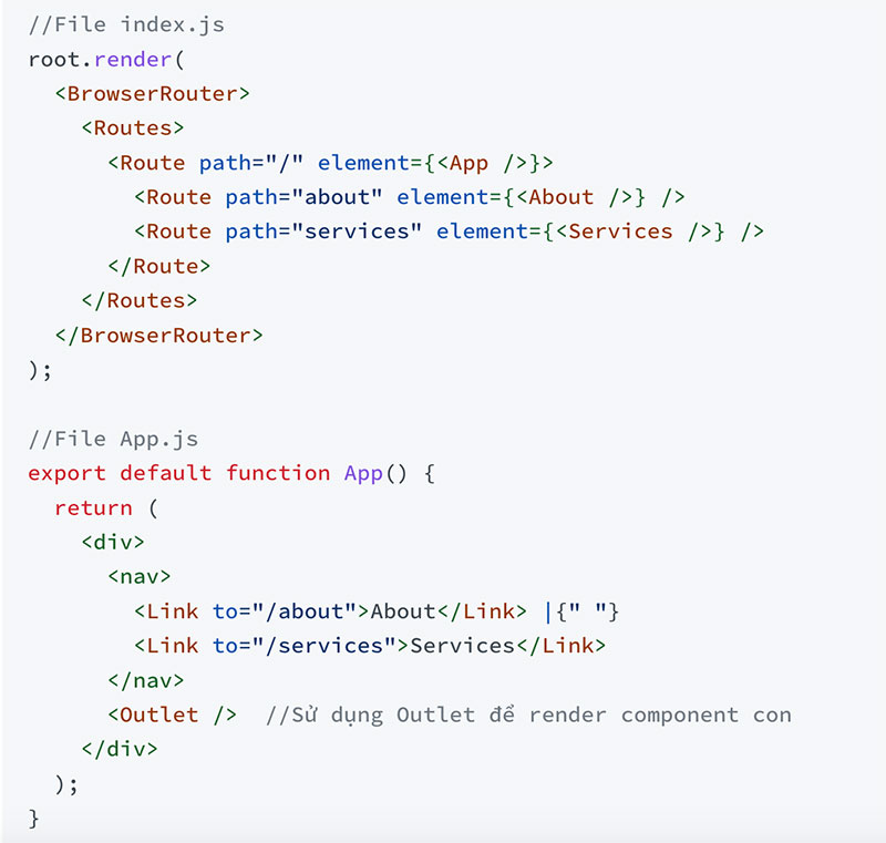 Nested Route