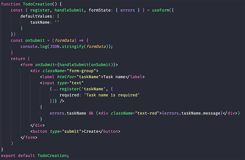 react-hook-form