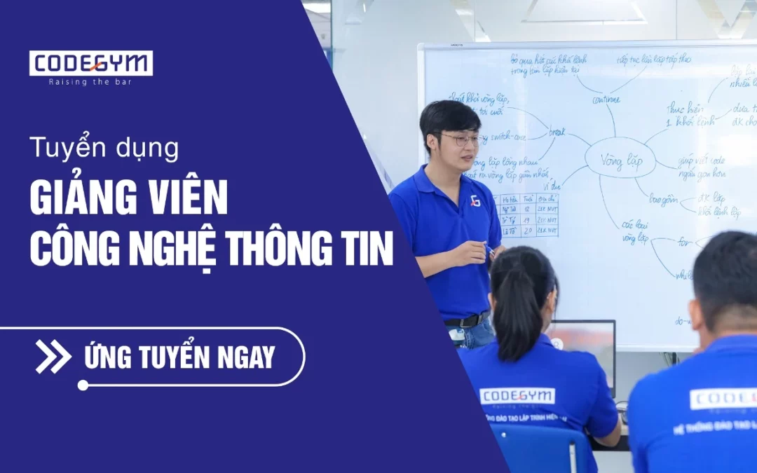 tuyển dụng giảng viên Công nghệ thông tin
