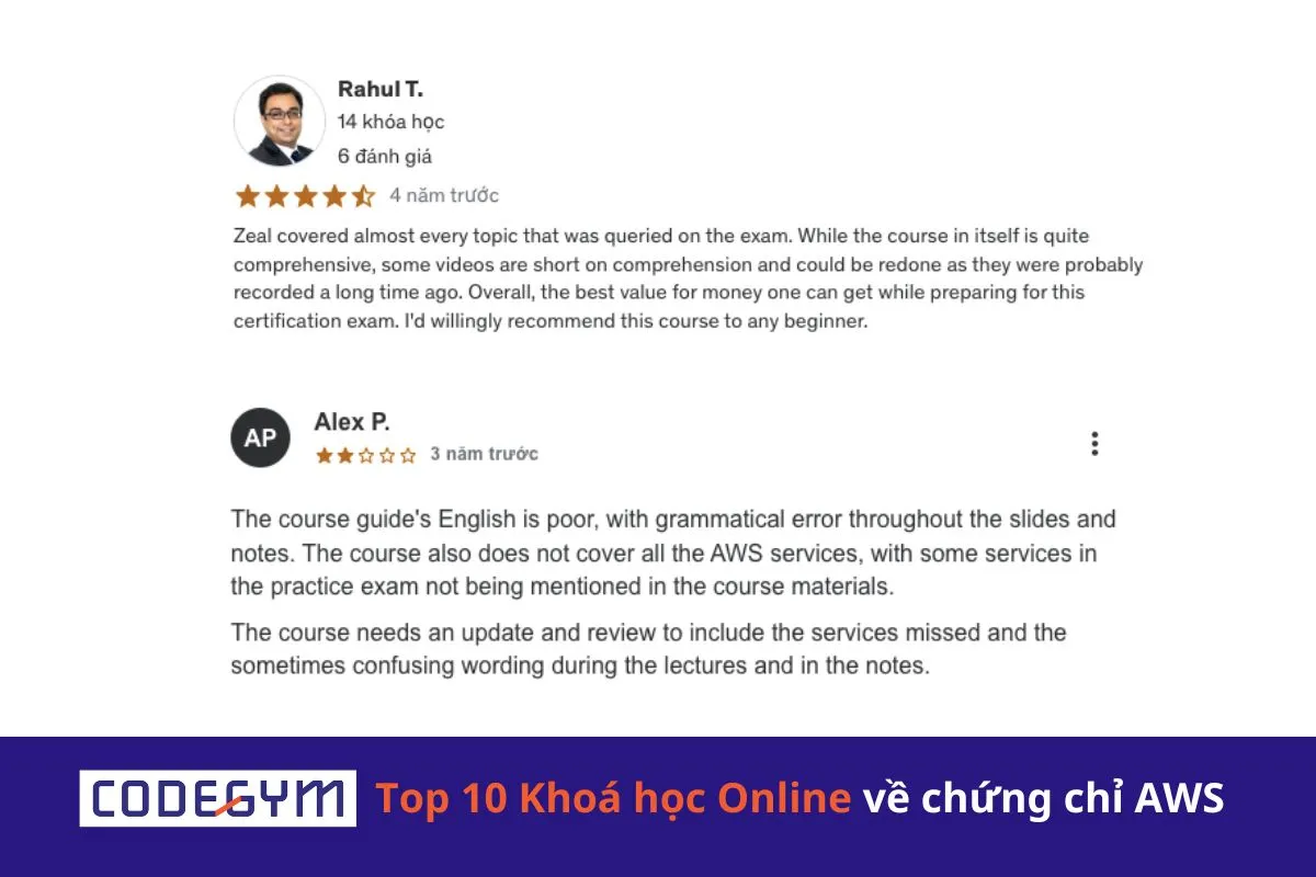 Top 10 Khoá học Online về chứng chỉ AWS