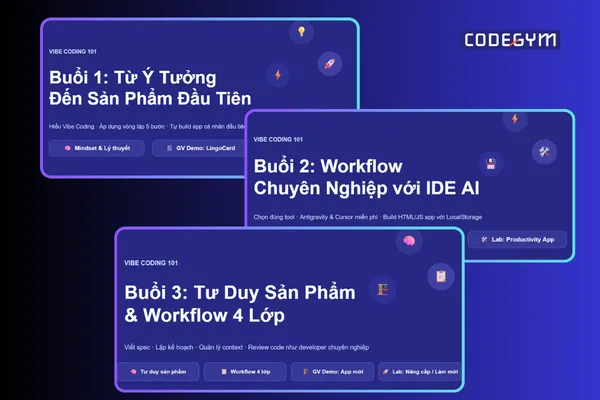 tổng kết lớp vibe coding 1