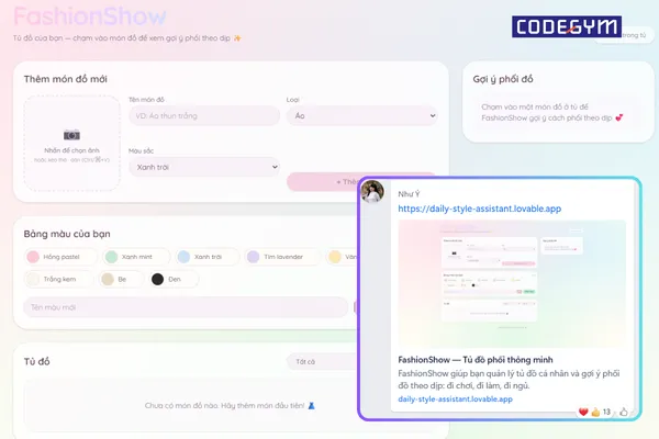 tổng kết lớp vibe coding 3