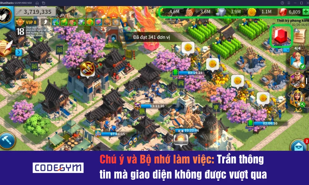 trần thông tin giao diện game